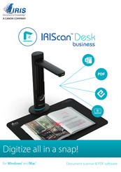 Canon I.R.I.S. IRIScan Desk business Benutzerhandbuch