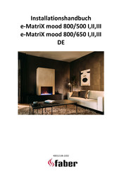 Faber e-MatriX mood 800/500 I Installationshandbuch