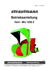 Strautmann Verti-Mix 1250 Z Betriebsanleitung