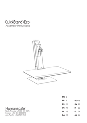 humanscale QuickStand Eco QSE 1.5 Installationsanleitung