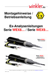 winkler WEX8-Serie Montagehinweise Und Betriebsanleitung