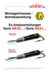 winkler WEX0-Serie Montagehinweise Und Betriebsanleitung