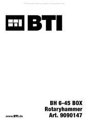 BTI BH 6-45 BOX Bersetzt Von Den Originalanweisungen