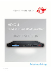 ASTRO HDIQ 4 Betriebsanleitung