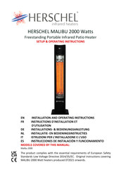 Herschel MALIBU 2000 Installations & Bedienungsanleitung