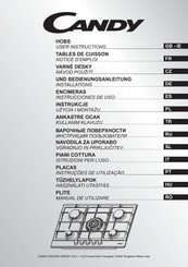 Candy CPG 64 SGX Installations- Und Bedienungsanleitung