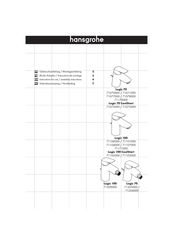 HANSGROHE Logis 70 71078000 Gebrauchsanleitung, Montageanleitung