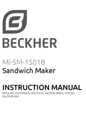 BECKHER MI-SM-1501B Bedienungsanleitung