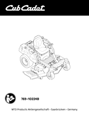 MTD Cub Cadet Zero Turn 17BIDGHB603 Originalbetriebsanleitung