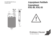 Endress+Hauser liquiphant S FDL 61 Bedienungsanleitung
