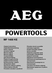AEG MF 1400 KE Originalbetriebsanleitung