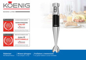 Koenig Basic Line Bedienungsanleitung