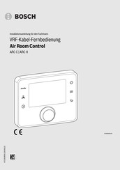 Bosch Air Room Control ARC H Installationsanleitung Für Den Fachmann