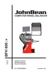 John Bean BFH 600 P Betriebsanleitung
