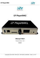 SZe CF Player 4K2 Bedienungsanleitung