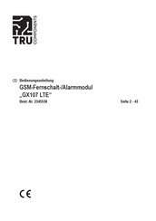 TRU Components GX107 LTE Bedienungsanleitung