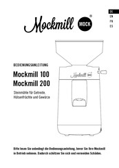 MOCK Mockmill 200 Bedienungsanleitung