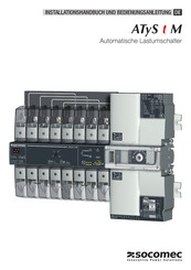 socomec ATyS t M Installationshandbuch Und Bedienungsanleitung