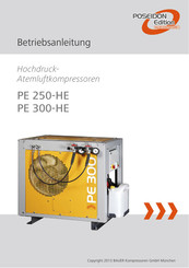 Bauer Kompressoren POSEIDON Edition PE 300-HE Betriebsanleitung
