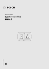 Bosch UI 800.3 Installationsanleitung