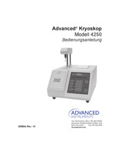 Advanced Instruments 4250 Bedienungsanleitung