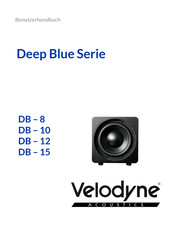 Velodyne Acoustics Deep Blue-Serie Benutzerhandbuch