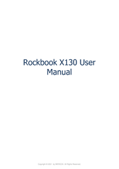 Werock Rockbook X130 Bedienungsanleitung