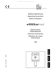 IFM Electronic Efector 160 LK8 Bedienungsanleitung