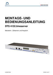 Mobatime DTS 4132.timeserver Montage- Und Bedienungsanleitung