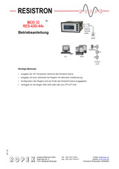 Ropex RESISTRON RES-420 Betriebsanleitung