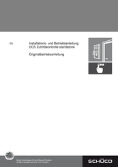 Schüco DCS Installation Und Betriebsanleitung