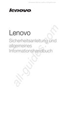 Lenovo IdeaPad N585 Allgemeines Informationshandbuch