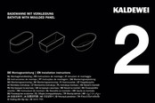 Kaldewei Classic Duo 10512114 Montageanleitung