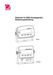 OHAUS Defender A 3000 i-DT33P Bedienungsanleitung