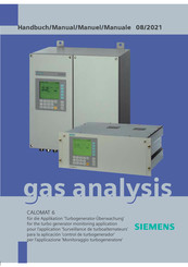 Siemens CALOMAT 6 Handbuch