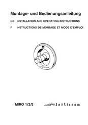 UWE JetStream MIRO 1 Montage- Und Bedienungsanleitung