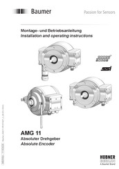 Baumer AMG 11 Montage- Und Betriebsanleitung