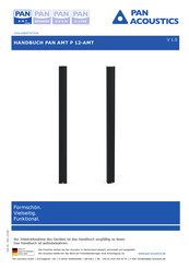 Pan Acoustics PAN AMT P 12-AMT Handbuch