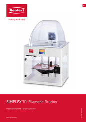 Renfert SIMPLEX Inbetriebnahme