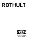 IKEA E1778 ROTHULT Bedienungsanleitung