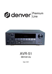 Denver Premium Line AVR-51 Bedienungsanleitung