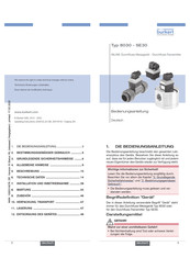 bürkert INLINE SE30 Bedienungsanleitung