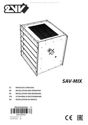 2VV SAVANA SAV-MIX-2 Installation Und Bedienung