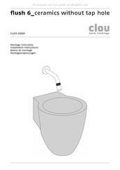 Clou flush 6 CL/03.03061 Montageanweisungen