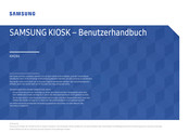 Samsung KIOSK KM24A Benutzerhandbuch