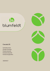 Blumfeldt Cascada 2G Bedienungsanleitung