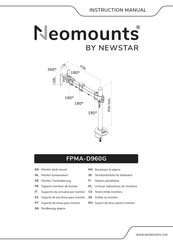 Newstar Neomounts FPMA-D960G Montageanleitung