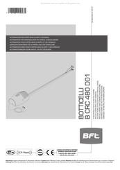 BFT BOTTICELLI B CRC 480 D01 Installations- Und Gebrachsanleitung