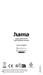 Hama 00201636 Bedienungsanleitung