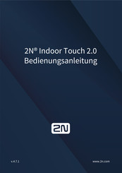 2N Indoor Touch 2.0 Bedienungsanleitung